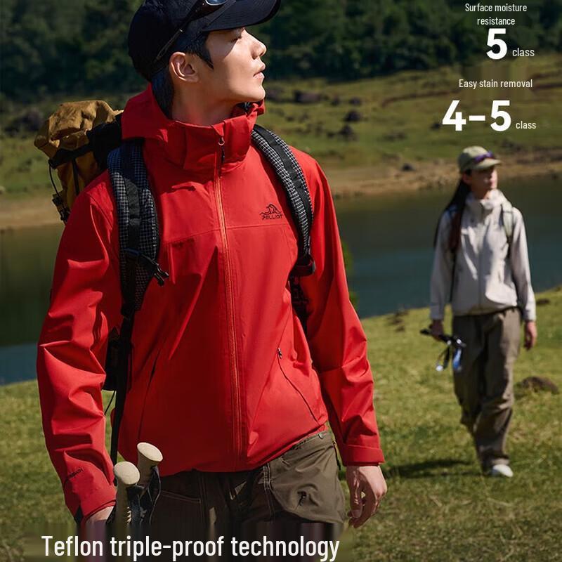 Pelliot Unisex Outdoor Three-Proof Windbreaker Jacket 115101013