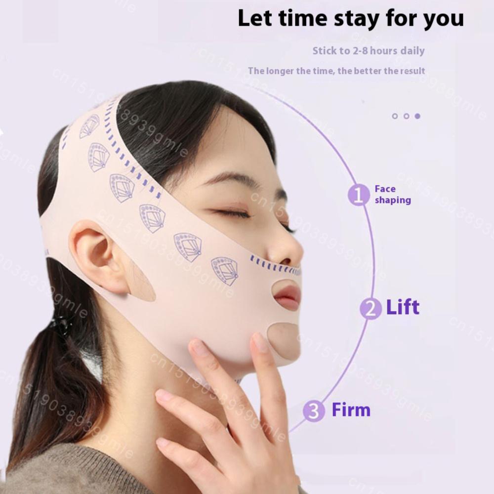 V Face Lifting Bandage Reusable Double Chin Reducer Lift Up Belt Face Slimming Sculpting Strap Facial Lifting Beauty Tool