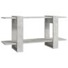 Vidaxl Shelf, Concrete Gray, 100X30X51 Cm, Wood-Based Material