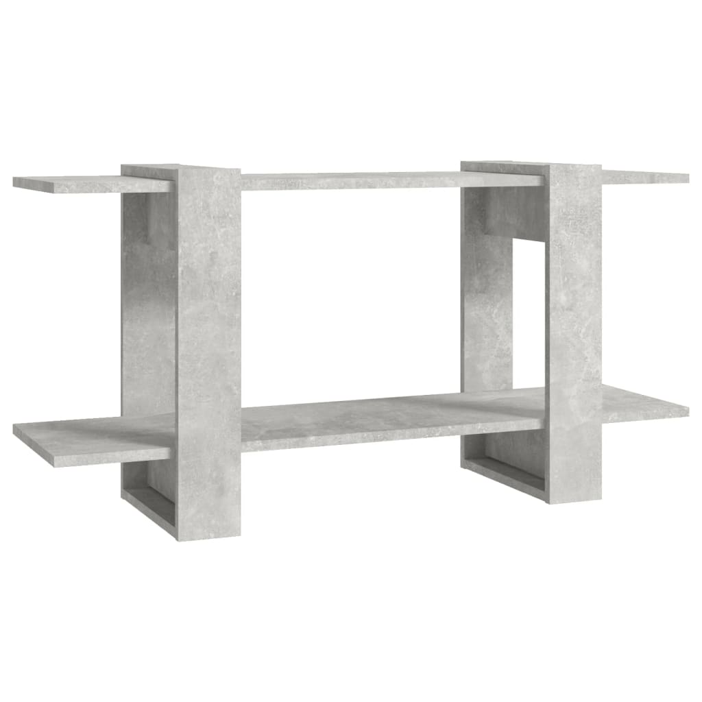 Vidaxl Shelf, Concrete Gray, 100X30X51 Cm, Wood-Based Material