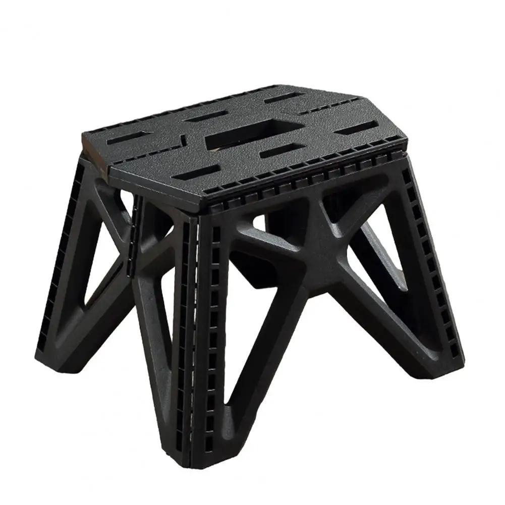Folding Stool Portable Household Plastic Small Stool Outdoor Fishing Camping Matzah Stool Stall Children Small Bench