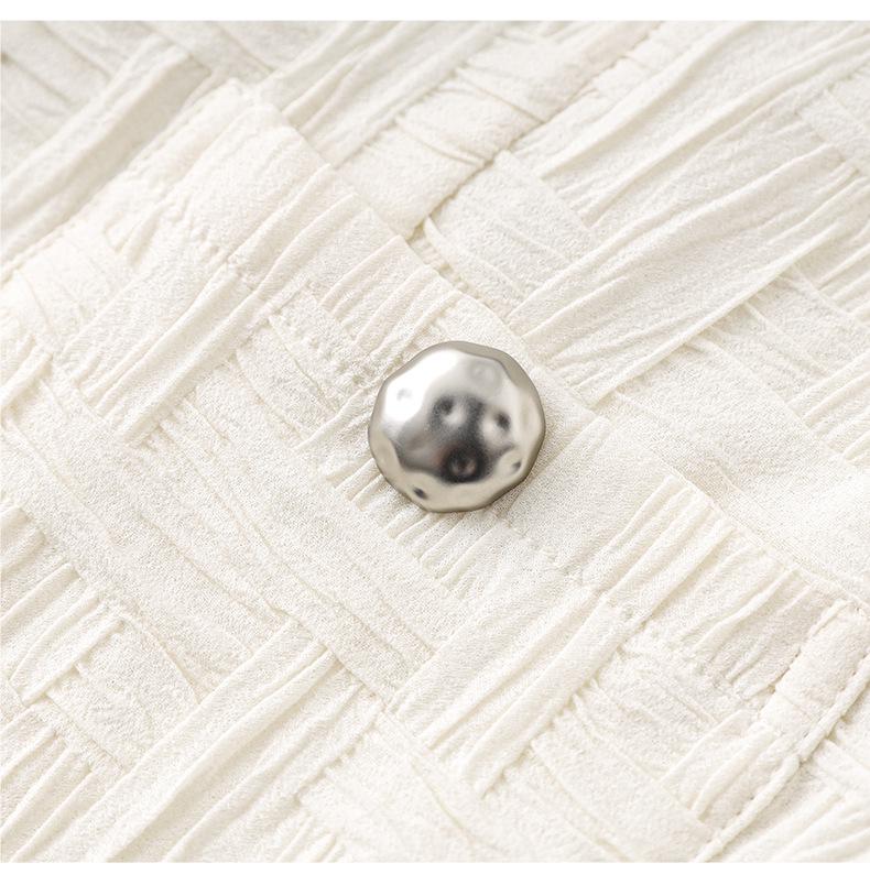 Stilvolles Sommer Kurzarm Top & Texturiertes Bodycon Midi Rock Set für Damen