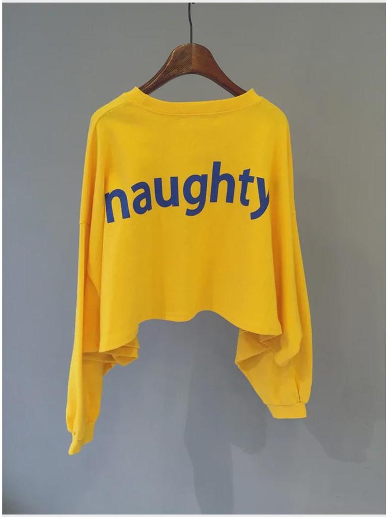 Women's Korean Style Cotton-Blend Crew Neck Sweatshirt - Spring/Autumn