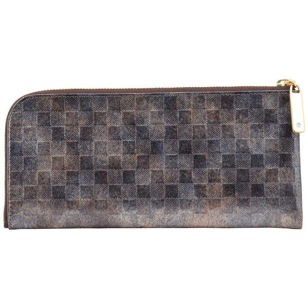 

LiBERTE zipper long wallet 0352007 Bronze L-shaped