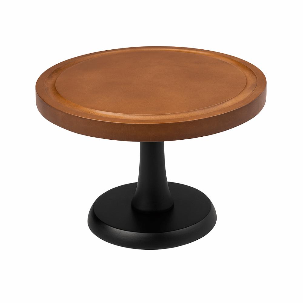 

Круглая форма Тарелка для демонстрации кексов Высокая подставка для десертов и выпечки День рождения коричневый