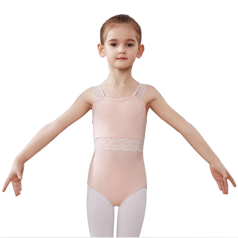 Dziecięce trykoty do tańca dla dziewczynek, trykot baletowy, kombinezon gimnastyczny