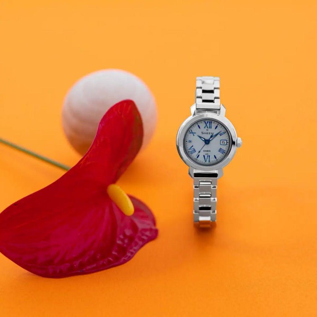 Used CASIO SHEEN SHW-5300D-7AJF Solar Powered