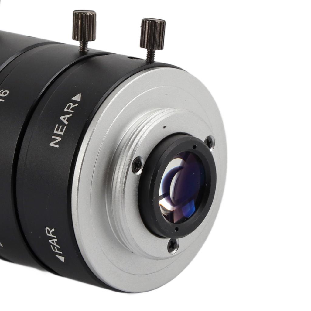 Microscope Accessories 8MP 12‑36mm F2.8 Zoom Lens C Mount 2/3 Inch Low Distortion Manual Aperture Focusing Big View Zoom Lens