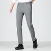 New Spring and Autumn Men's Casual Pants High-end Business Ironing Trousers High-end Suit Pants Ice Silk Pants Men