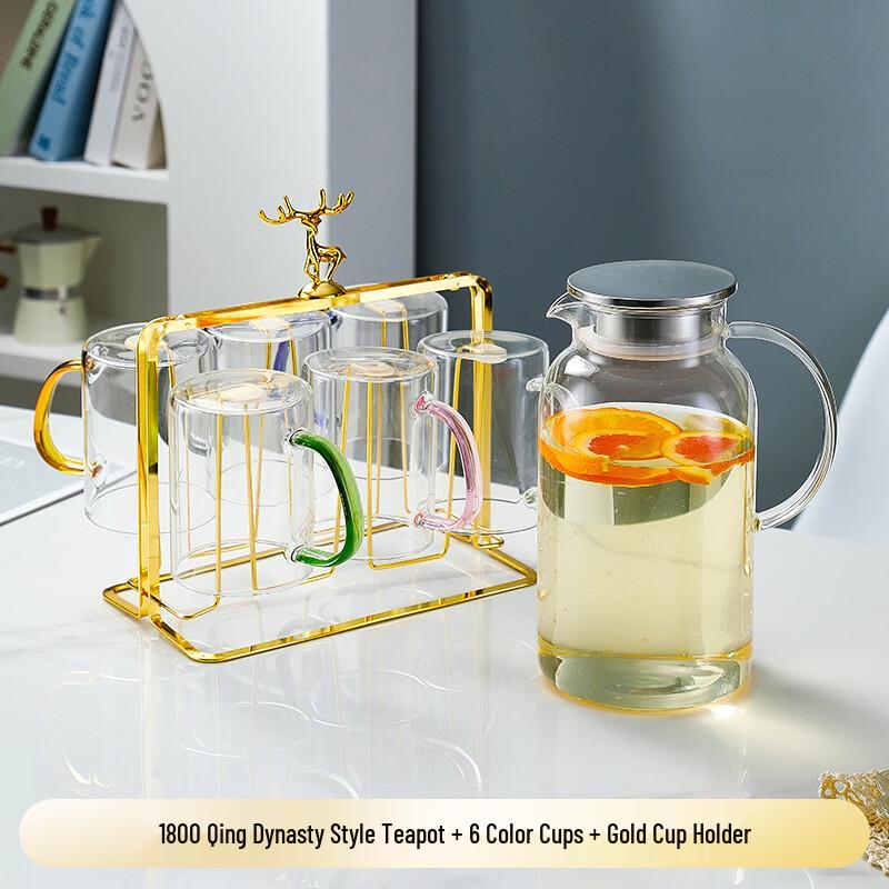 Chaxun Qingyun High Borosilicate Glass Cold Brew Pitcher Set