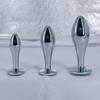 Drop Anal Plug For Women Aluminum Alloy Three Sizes Jewel Base Base Plug G-Point Massage Adult Sex Toys Male/Female 18+