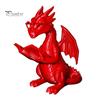 Collectible Dragon Ornament Reading Figurine with Glasses, Statue, 3D Printed Statue Bookshelf Decor, Whimsical Desktop Ornament, Gift for Book Lovers