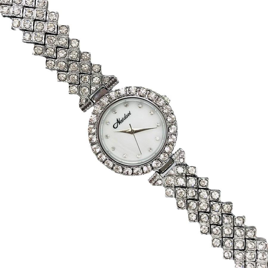 Watch Ladies Luxury Diamond Fritillary Small Dial Bracelet Full Diamond Niche Light Luxury Rhinestone Women'S Watch