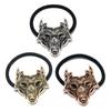 Vintage Elastic Hair Bands Metal Animal Charm Elastic Hair Bands Elegant Ponytail Holders Hair Adornment