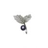 Autumn and winter clothing accessories: bean sprout, five-petal flower, and wheat stalk tian Freshwater pearl suit brooch, corsage, pin