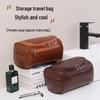 Grenzüberschreitende wasserdichte PU-Leder Reise-Waschtasche - Großes Fassungsvermögen & Multifunktional