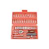 46-Piece 1/4" Small Quick Ratchet Socket Set for Auto Repair & Maintenance