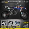PowerZone Custom Fairing Graphics Backgrounds Decals Stickers Kit For KTM SX SXF MX 16-18  EXC XCW Enduro 17-19 125 to 500cc 23