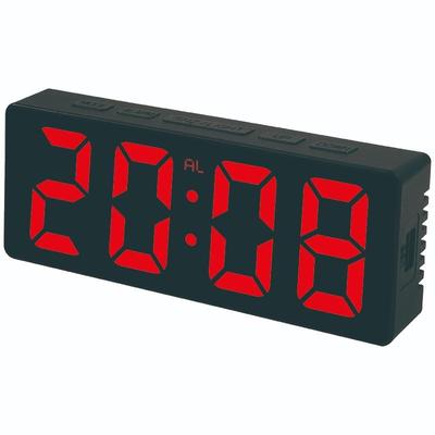 LED  Mirror Digital Clock Snooze Alarm Clock Electronic Clock  Time Temperature Display Home Decoration Clock