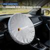 Car Steering Wheel Sun Shade Cover Silver Coated Cloth Heat Protection For BMW Performance 1 3 5 7 Series M E93 F20 iX1 iX2 iX3