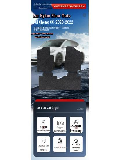 Nylon Trunk Mats for Ruicheng CC 2020-2022 RHD Cars