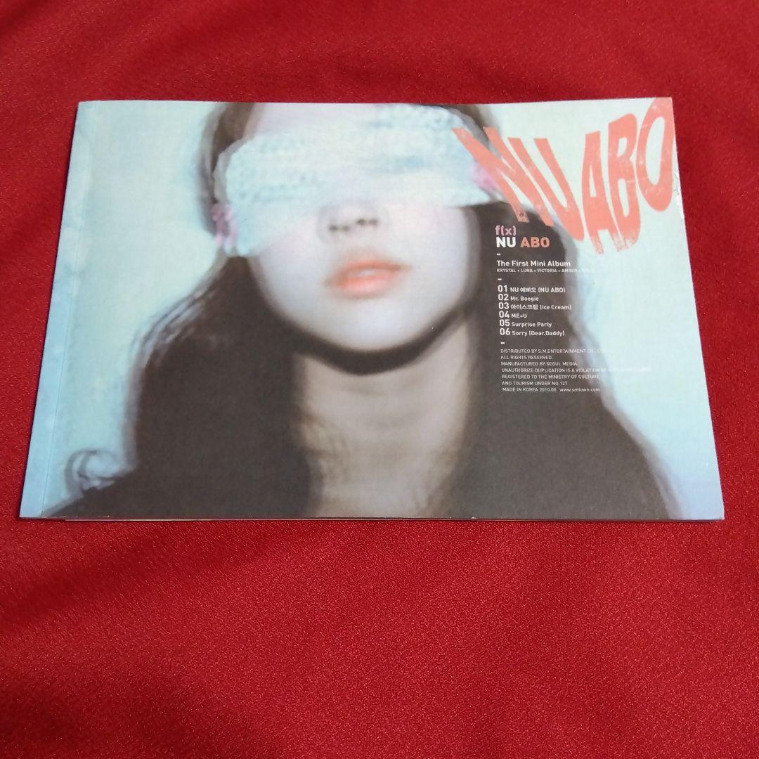 

[USED] f(x) NU ABO First Album Korean Edition CD No Merchandise