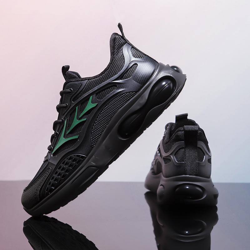 Daddy Shoes Men's 2025 Spring New Platform Trend Foreign Trade Men's Casual Shoes Fashion Breathable Student Running Shoes