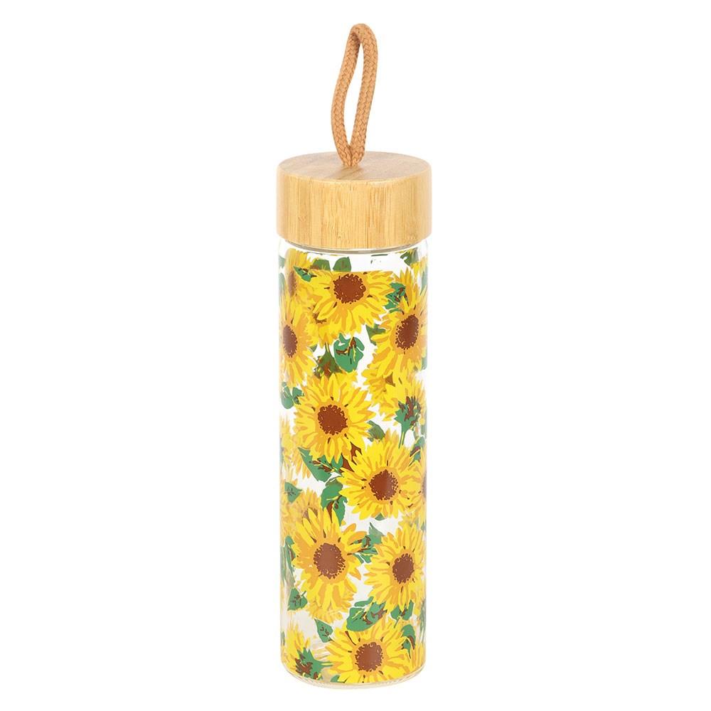 Something Different Sonnenblume Bambus 600ml Wasserflasche