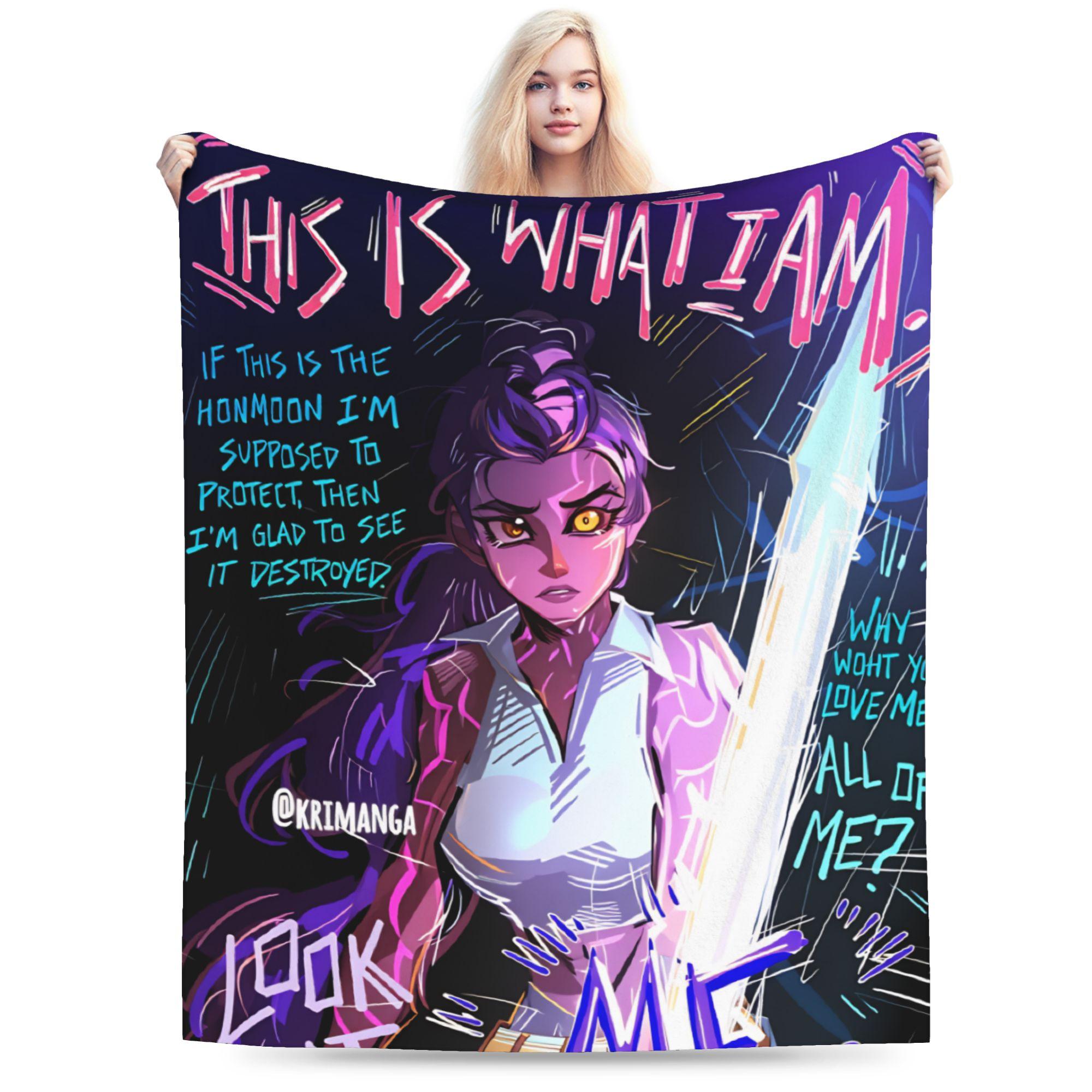 Kpop-inspired Plush Blanket Child  Flannel Throw Blanket For Couch Chair Sofa Bed Warm Design Quality Bedspread Birthday Gift 30x40in