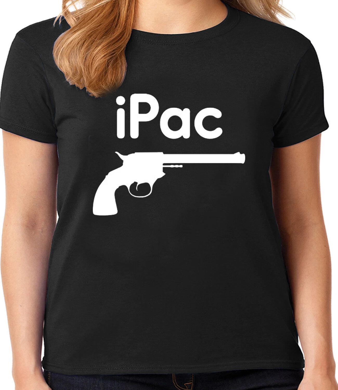 Ladies Graphic Tee Shirt - iPac 2nd Amendment Self Defense Concealed Carry Gear XXXXL