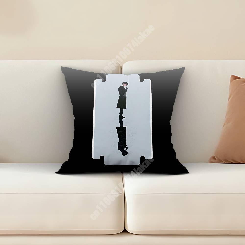TThomas SShelby Sofa Couch Pillow Cover Cigarette Whiskey Cozy Lounge Modern Living Room TTommy SShelby Seating Decoration