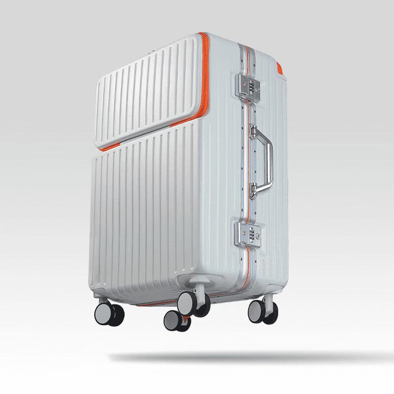 OLOMM Men s 24-inch Aluminum Frame Hardside Luggage