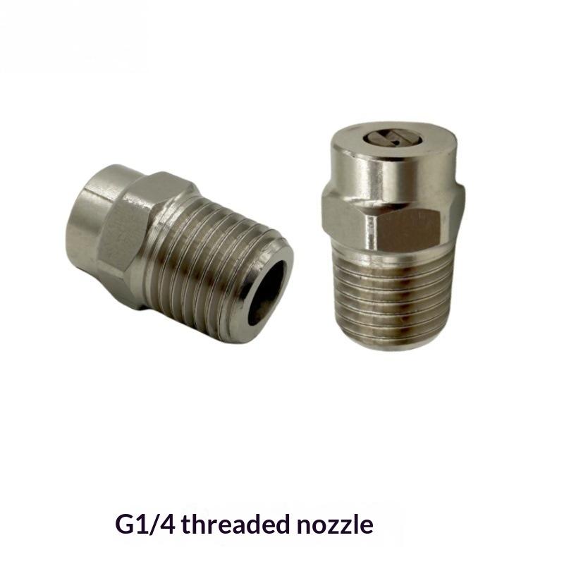 2Pcs 0/15/25/40 Degree Water Jet Angle Speed 1/4Thread Pressure Washer Cleaning Nozzle For Pressure Washer Jet Wash Spray Nozzle