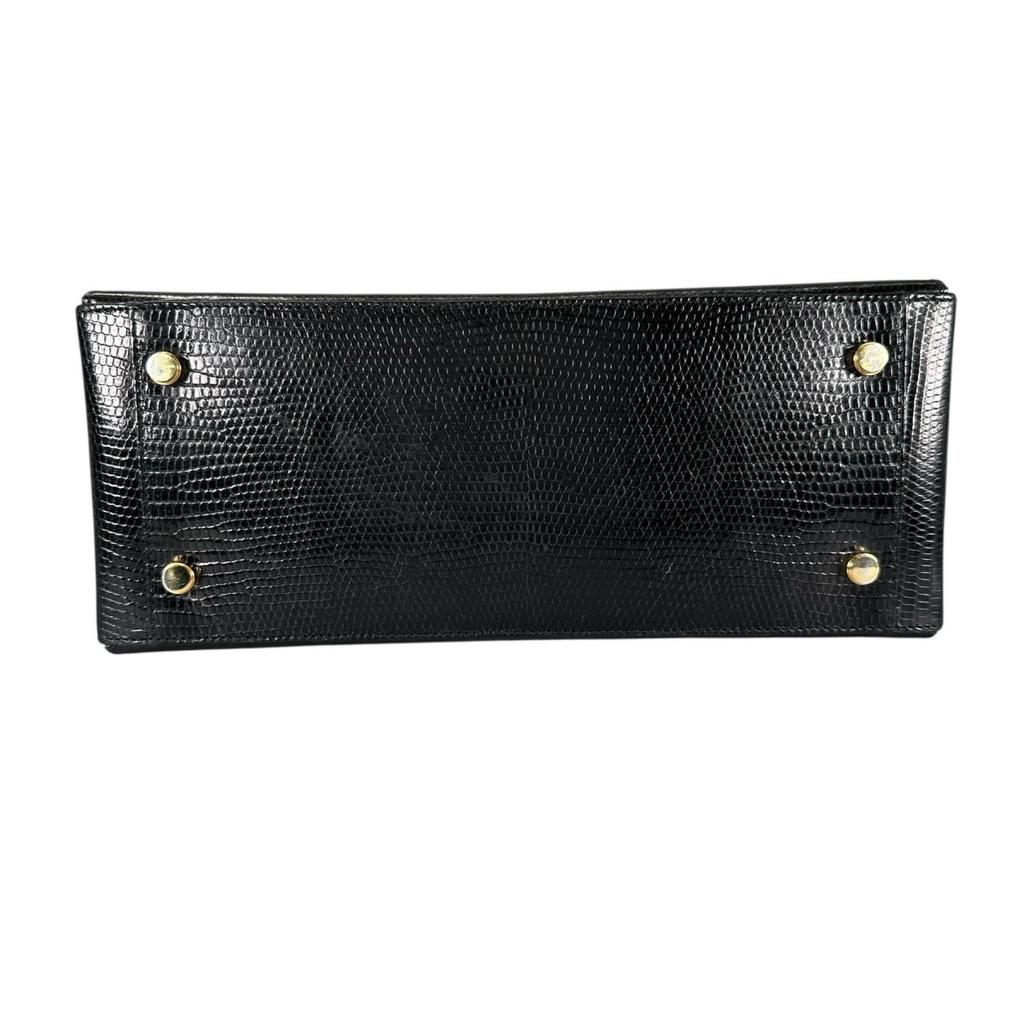 Salvatore Ferragamo Handbag black Women 2wayShoulder Bag used
