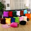 Solid Soft Plush Faux Fur Cushion Covers Home Decorative Cushion Cover Throw Pillows For Sofa Car Chair Hotel Home Pillow Case