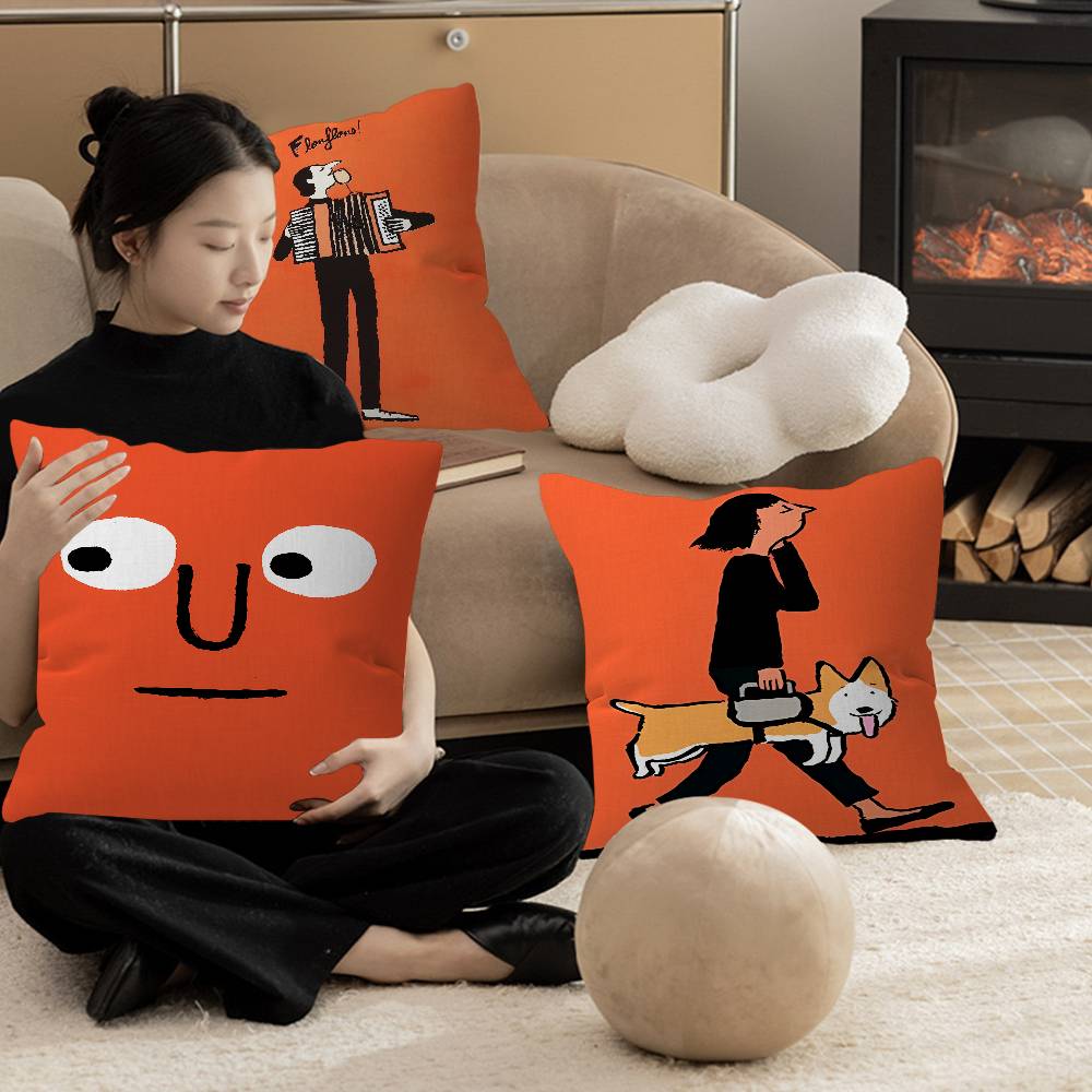 JJean Art Jullien Personalized Pillow Cover Kids Bedroom Wild Party Decor Pillowcase Kid Birthday Shower Gift