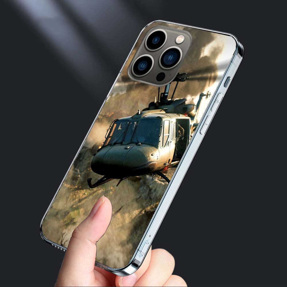 Fighter Jet Phone Case For Iphone 16E 15 Pro 14 Plus 17E 16 17 Pro Max Air 11 12 13 Mini Shockproof Capa Cute Cover TPU Clear