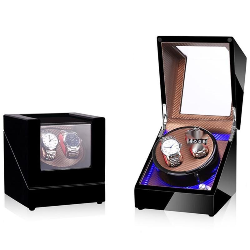 High-Gloss Piano Paint Automatic Watch Winder and Storage Box