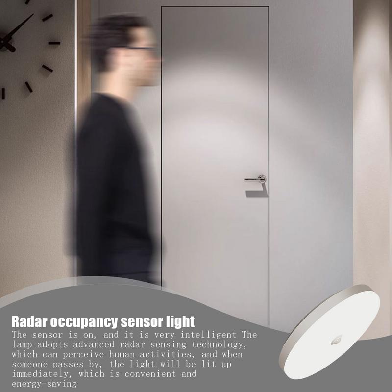 Motion Sensor Ceiling Light Bright Led Ceiling Light 15W Hallway Light Fixtures Motion Sensor Ceiling Light for Home Studio