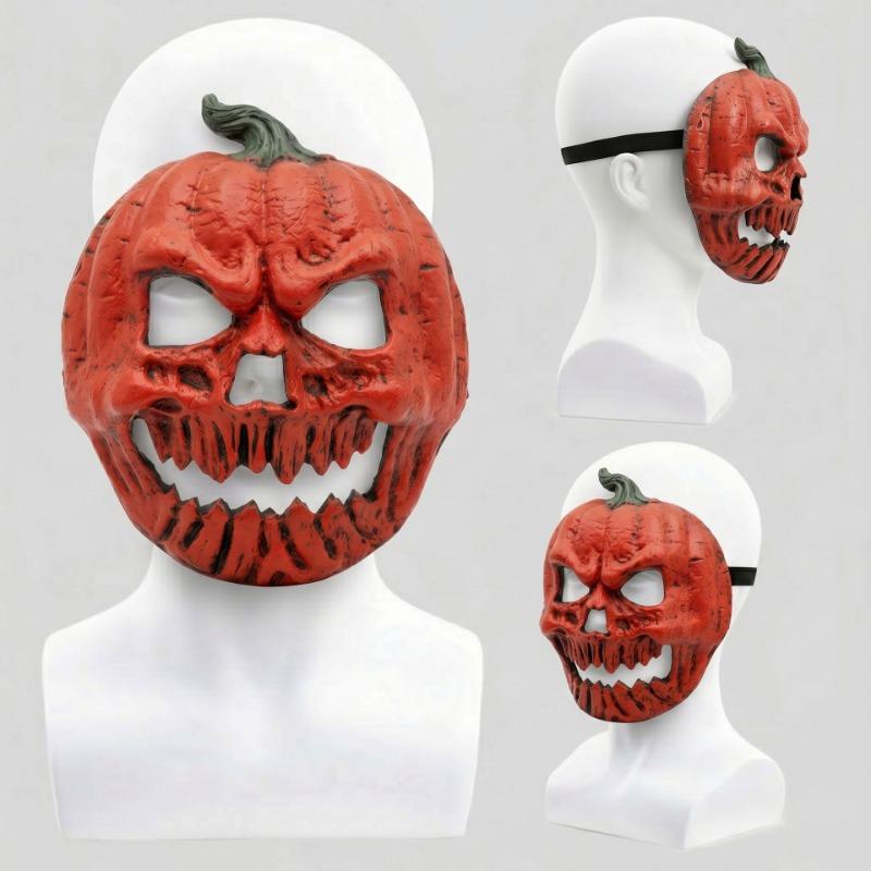 1PC Pumpkin Mask Halloween Pumpkin Mask Decoration PU Foam Mardi Carnival Decoration Pumpkin Lampshade