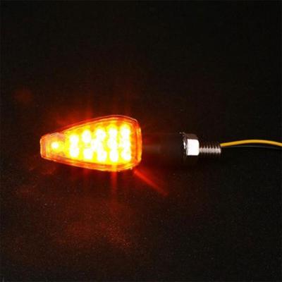 Universal Motorrad 14 Rauch LED Blinker Indikatoren Blinkerlicht Sport