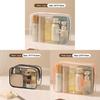 Travel Waterproof Pvc Toiletry Bag Large Capacity Organizer For Packing And Cosmetics Storage