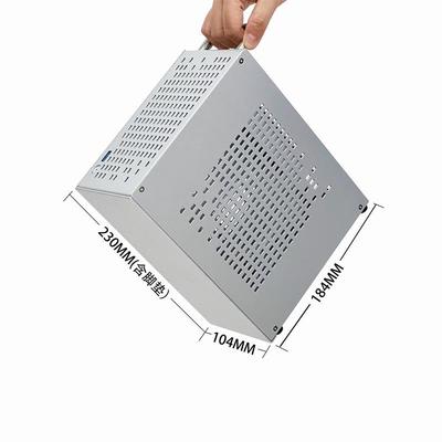 SKTC A07 Mini-ITX-Gaming-Gehäuse – Vollaluminium, unterstützt separate Grafikkarte und 1U-Netzteil