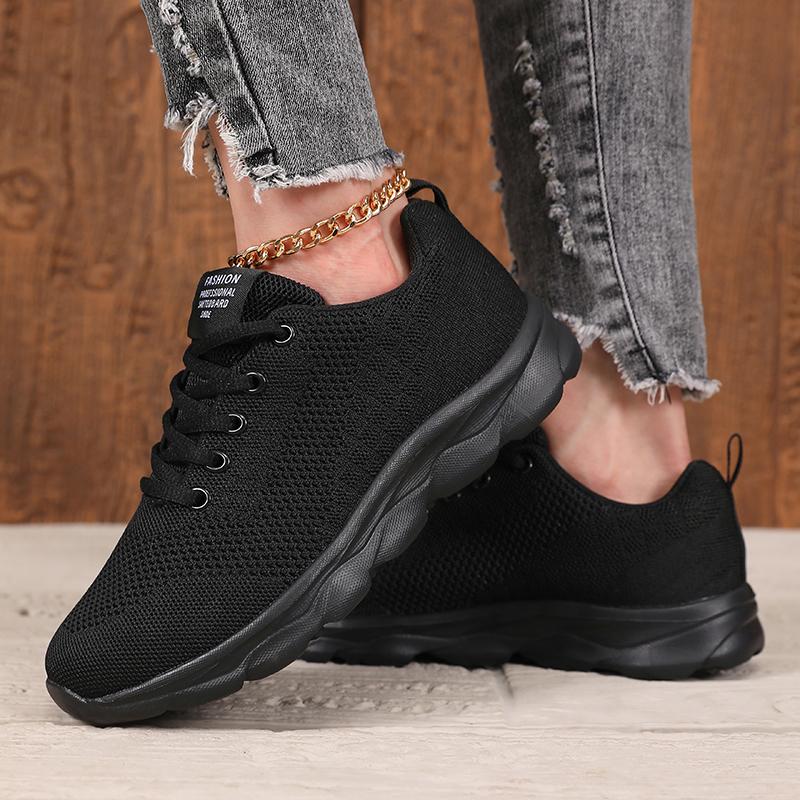 2025 New Women's Running Shoes Spring Autumn Breathable Casual Sports Shoes Mesh Anti Slip Vibration Comfortable Walking Shoes
