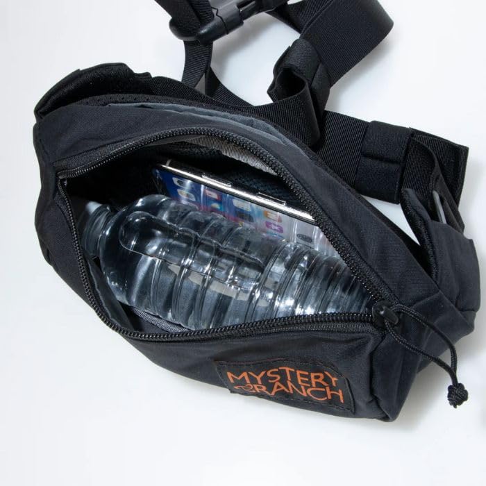 MYSTERY RANCH FORAGER HIP PACK 112623 (Black, One Size, 001) - 2.5L Shoulder Bag for Men and Women, Perfect for Outdoor Activities