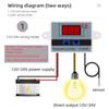 XH-W3001 Temperaturregler 220V Digitalthermostat Mikrocomputer Temperaturregelung Inkubator Kühlung Heizung Schalter NTC Sensor