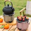 Household Portable Charcoal Grill Korean Style Tea Stove BBQ Tool Camping Charcoal Stove  Outdoor