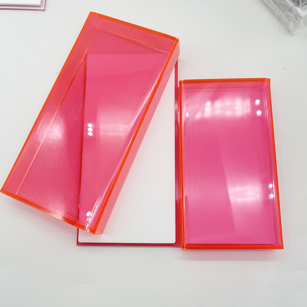 Wholesale Lash Pallet Tiles With Magnet Acrylic Lash Tray Holder Acrylic Lash Tile Magnetic Eyelash Extensions Magnet Palette Mix красный