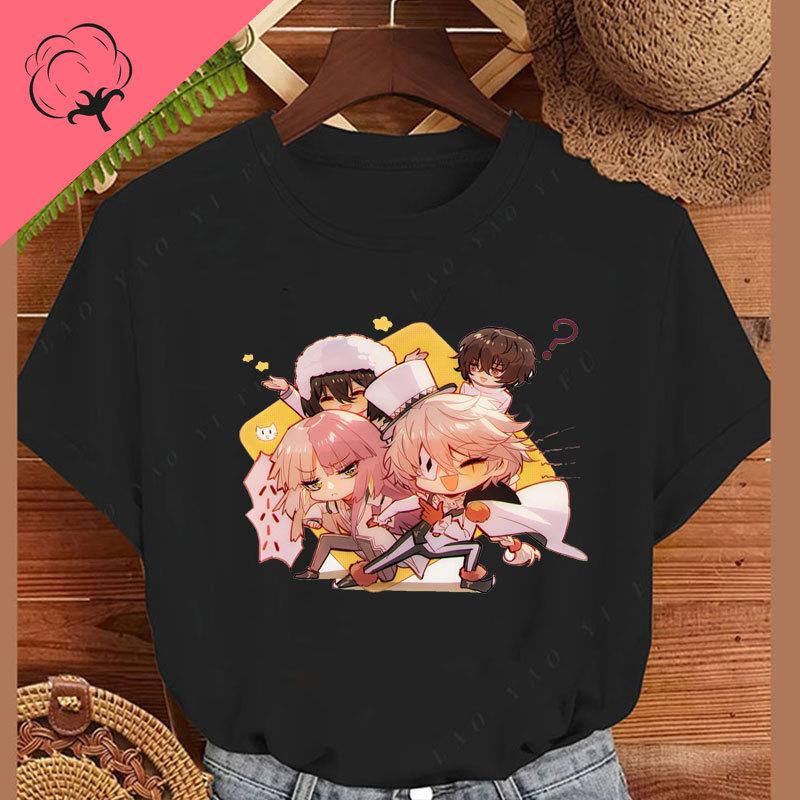

Hot Sale Anime Shirt Bungou Stray Dogs Dead Apple TShirt Chuuya Nakahara Harajuku Cool Unisex Kawaii Unisexga Graphic T Shirts 3XL