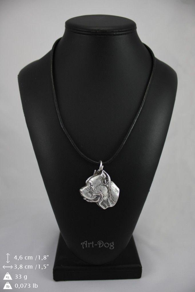 Cane Corso, Italian Cane Corso - Necklace with dog, silver-plated pendant for dog fan, unique jewelry by Art-Dog brand